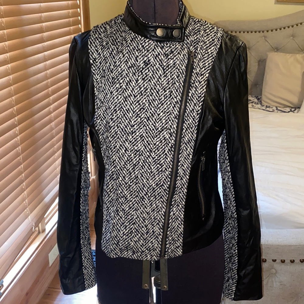 Awesome leather biker jacket